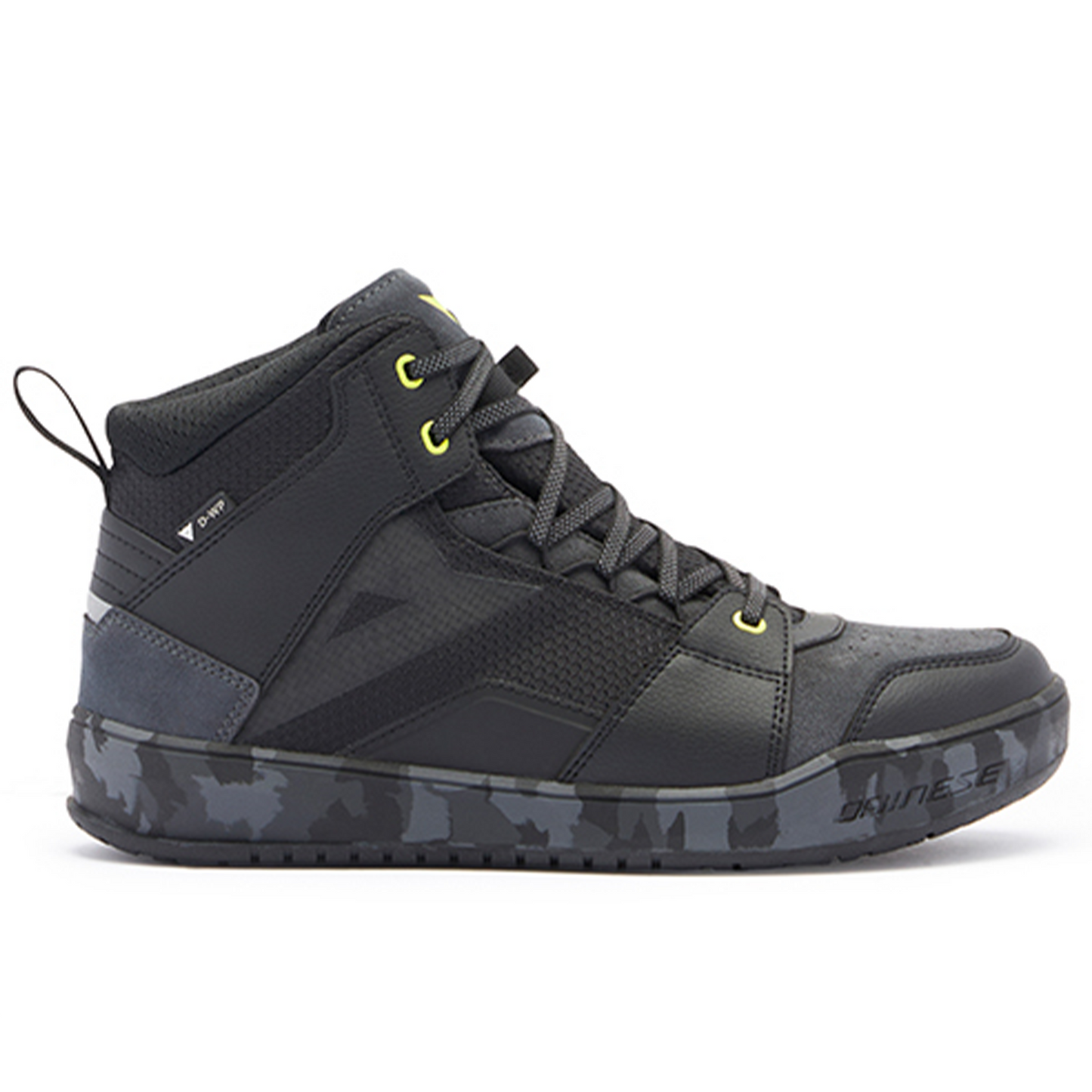 Dainese Suburb D-WP Shoes - Black-Camo-Acid Yellow (49J)