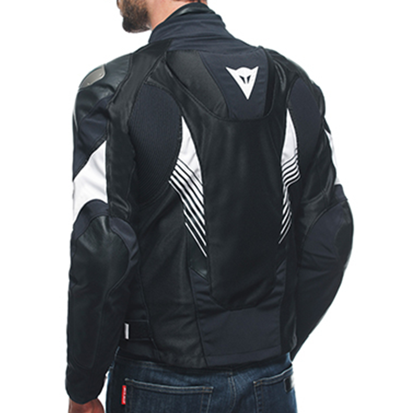 Dainese Super Rider 2 Abshell Jacket - Black/Black/White (948)