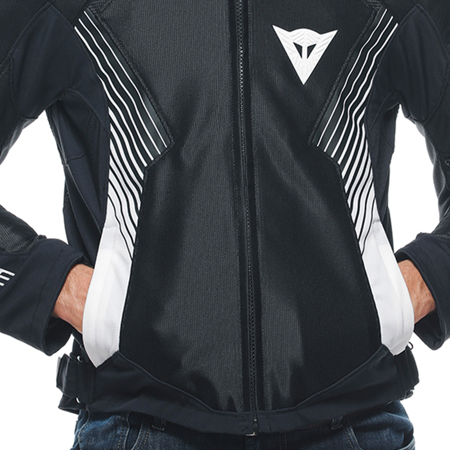 Dainese Super Rider 2 Abshell Jacket - Black/Black/White (948)