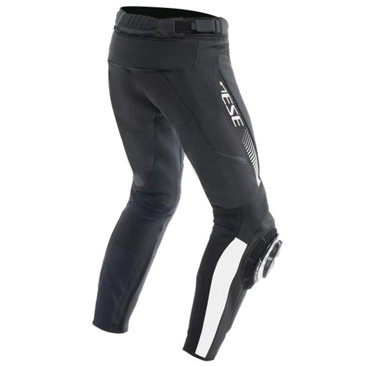 Dainese Super Speed Leather Regular Pants - Black/White (622)