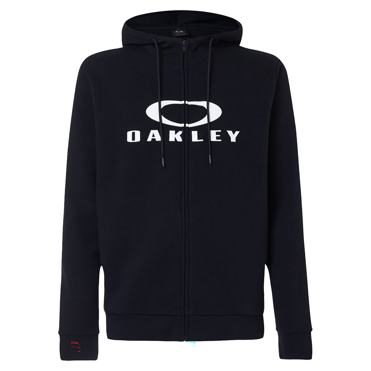 Oakley Oakley Casual Adult Bark FZ Hoodie 2.0 (Black/White) - Front View