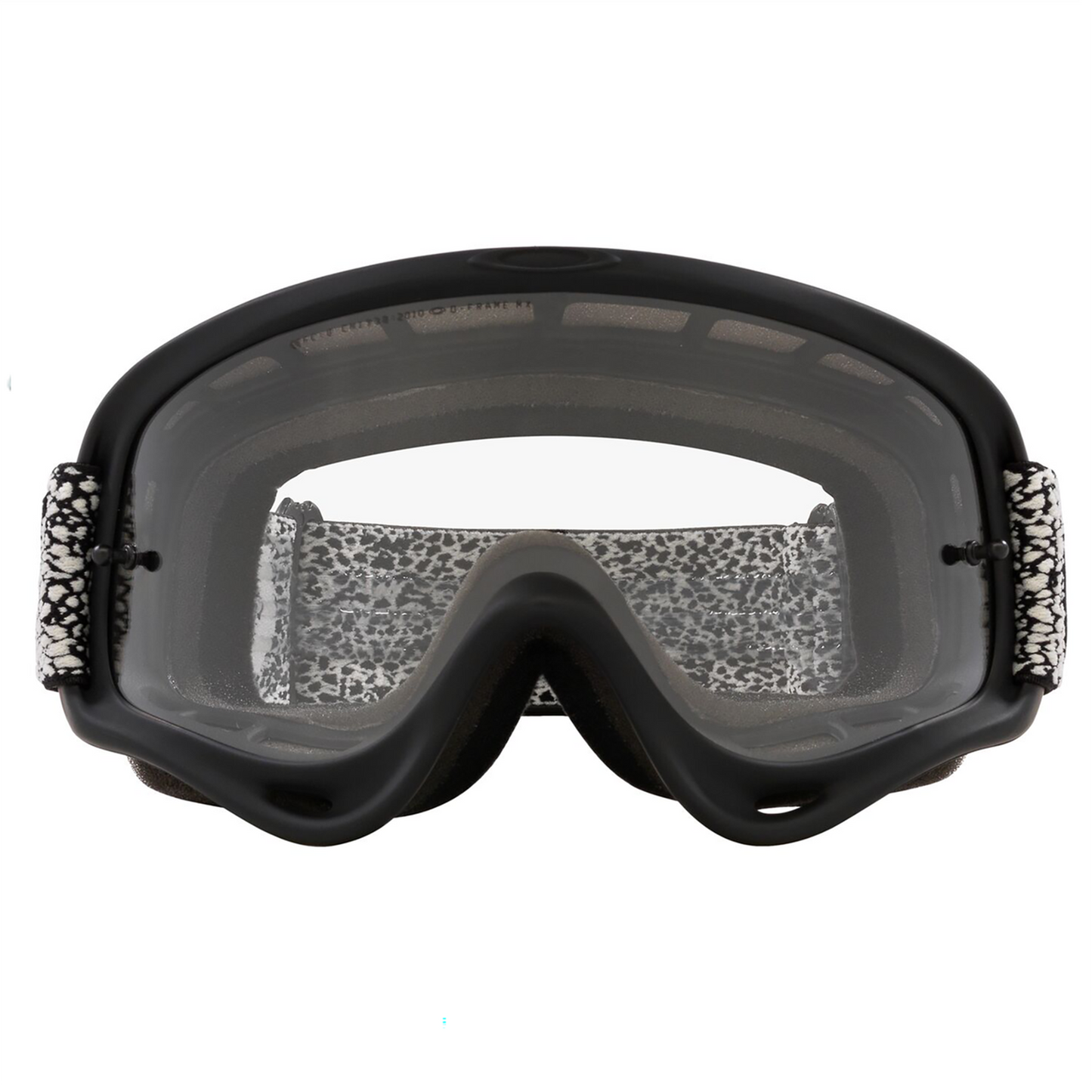 Oakley Oakley O-Frame MX Goggle (Grey Crackle) Clear Lens - Rear View