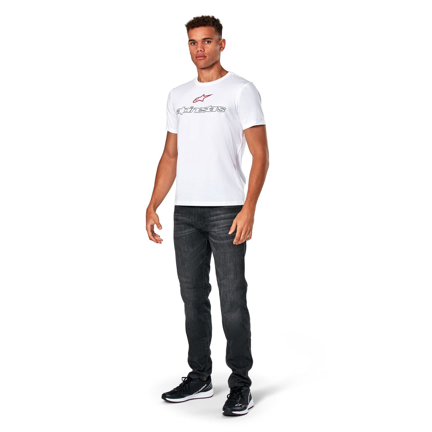 Alpinestars Linear Trace CSF Short Sleeve T-Shirt White