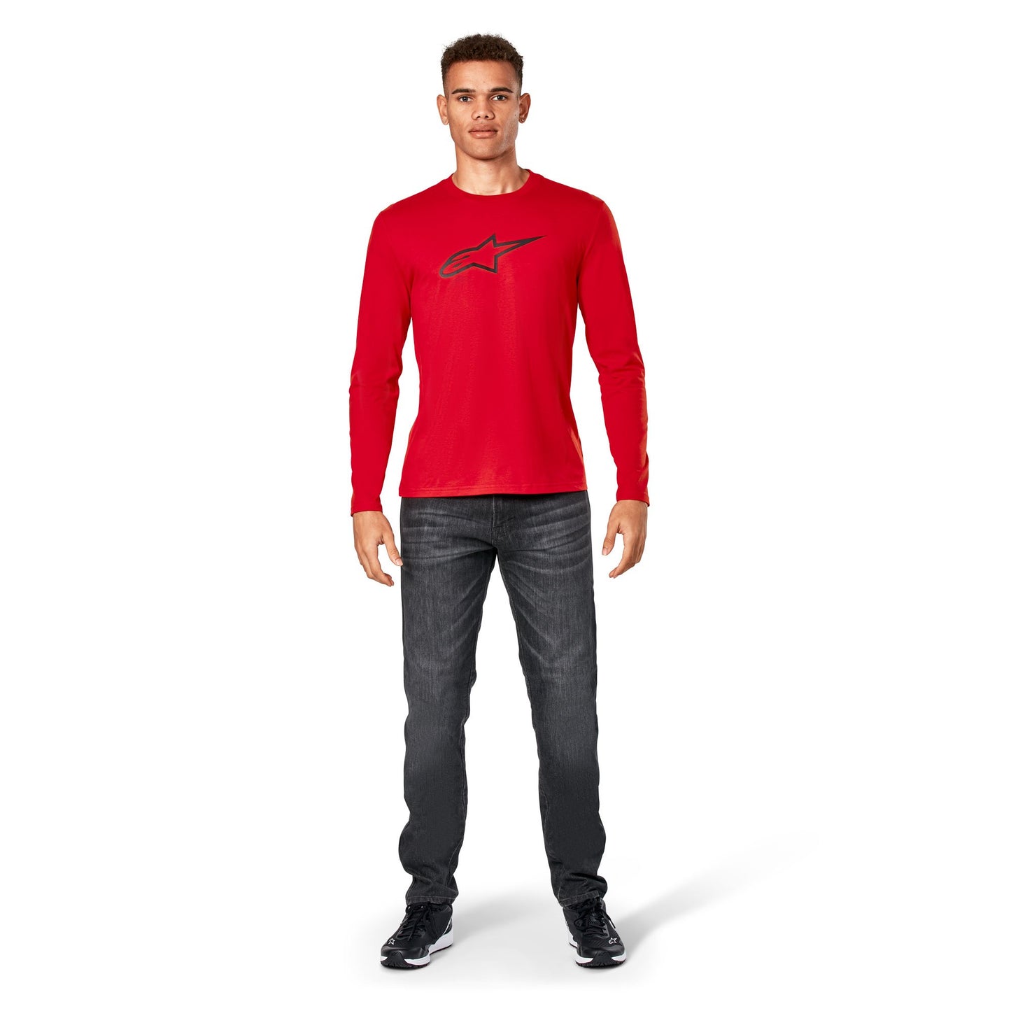 Alpinestars Backhand Long Sleeve CSF T-Shirt - Red