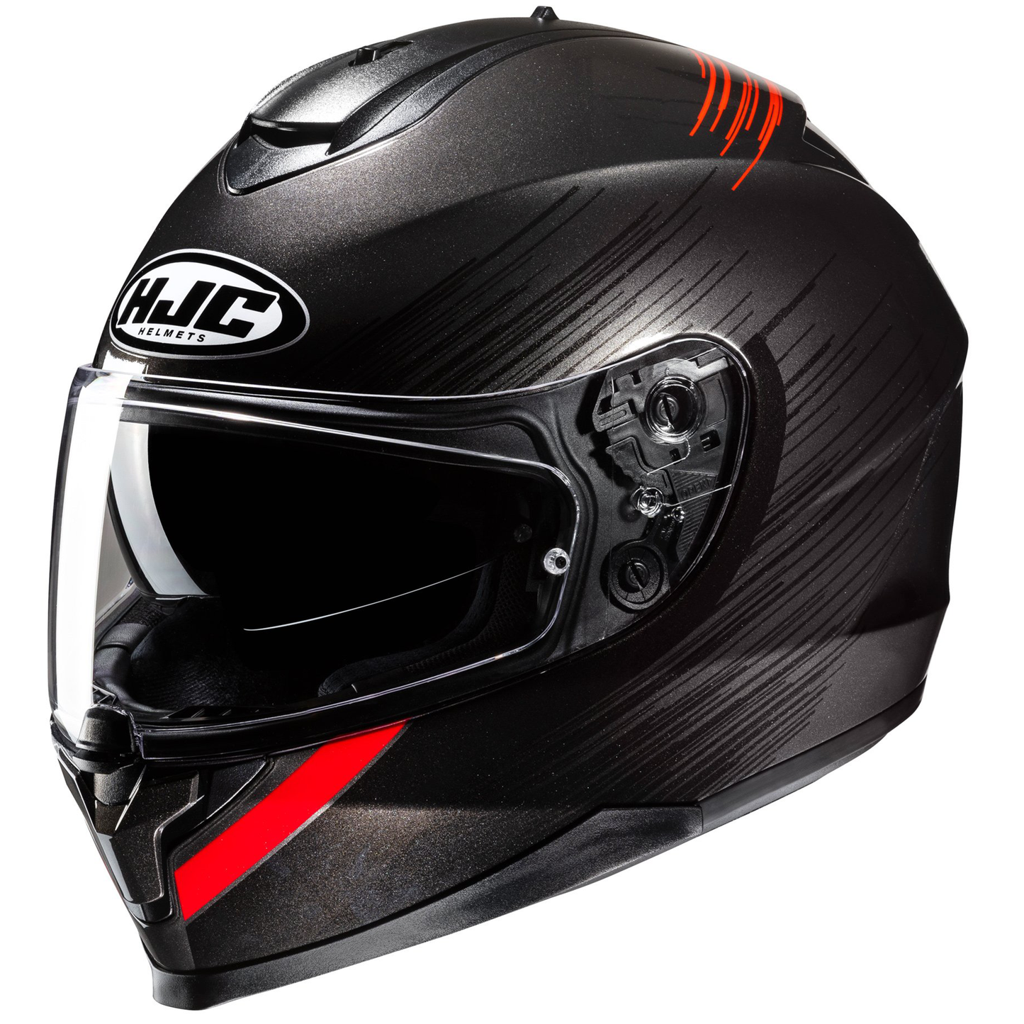 HJC C70N - Sway MC1 Red