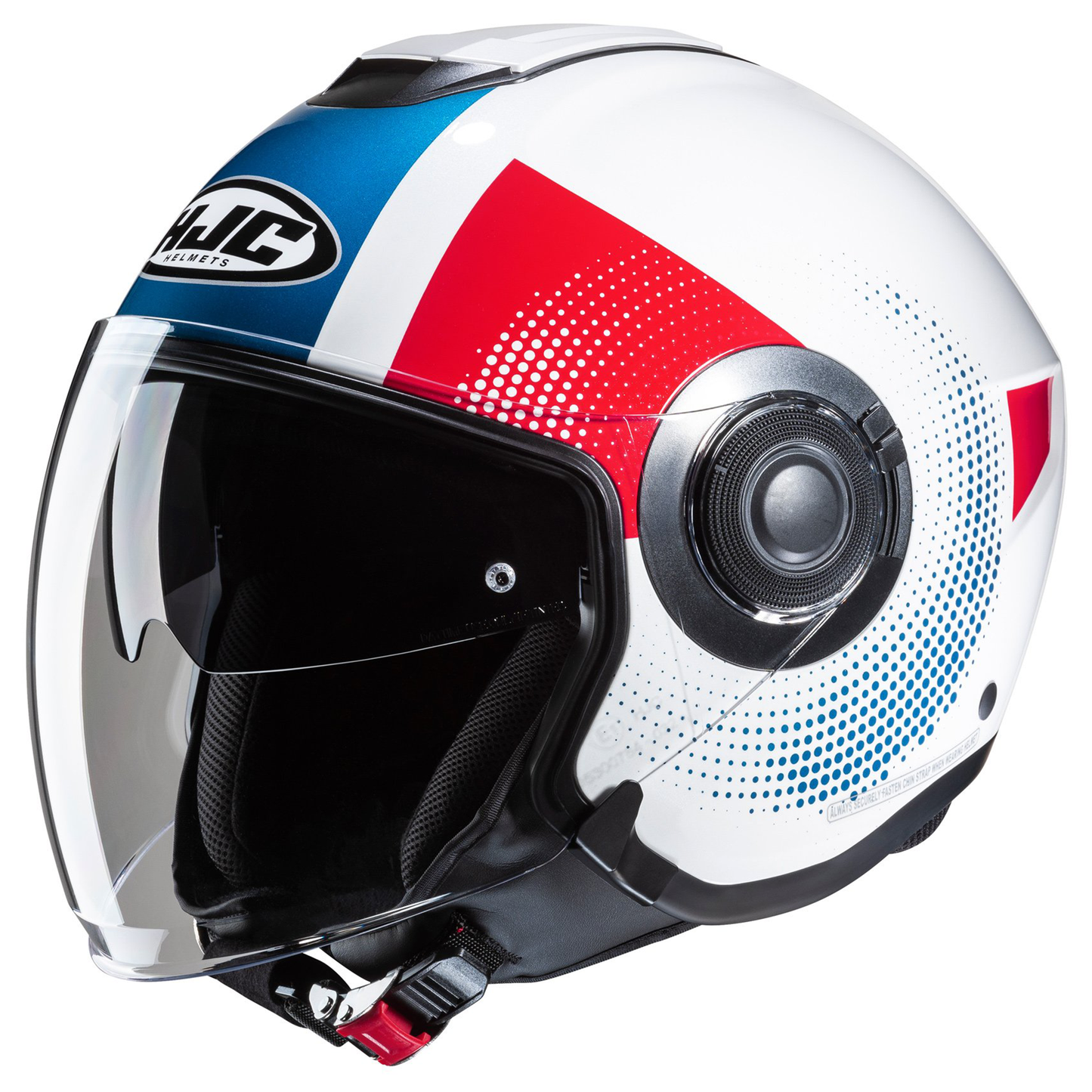 HJC I40N - Pyle White/Blue/Red