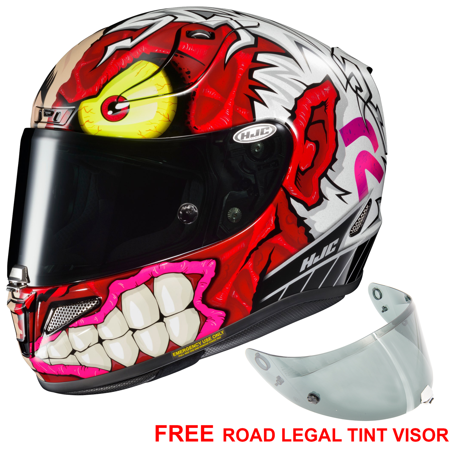 HJC RPHA 11 - Two Face - Includes Light Smoke Visor