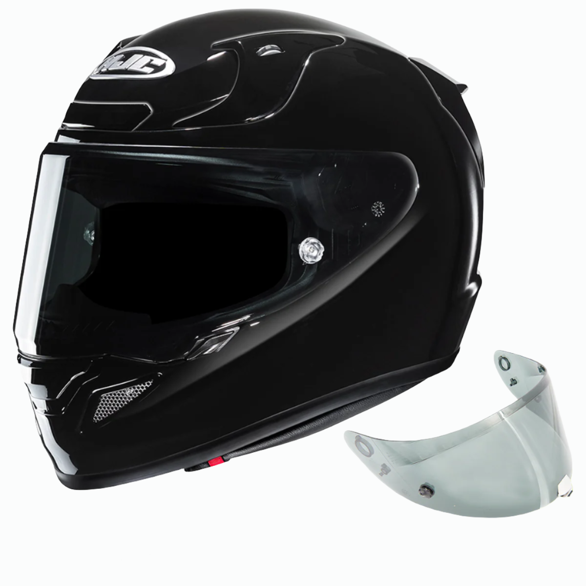 HJC RPHA 12 - Black - Includes Free Light Smoke Visor