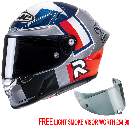 HJC RPHA 1 - Ben Spies Silverstar - Free Light Smoke Visor