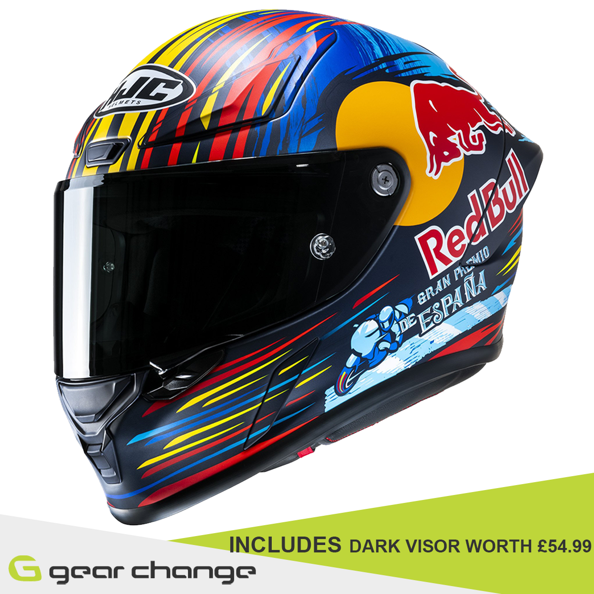 HJC RPHA 1 - Red Bull Jerez MC21 - Includes Dark Visor