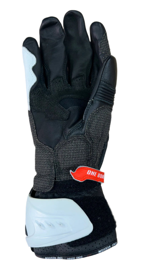 Alpinestars Supertech Gloves - RED FLO GRAPHIC WHITE BLACK