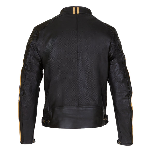 Merlin Icon D3O® Leather Jacket - Black / Gold