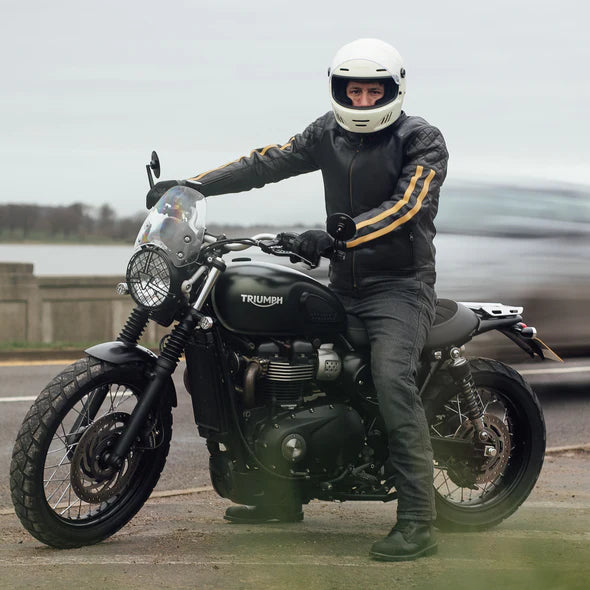 Merlin Icon D3O® Leather Jacket - Black / Gold