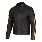 Merlin Icon D3O® Leather Jacket - Black / Gold