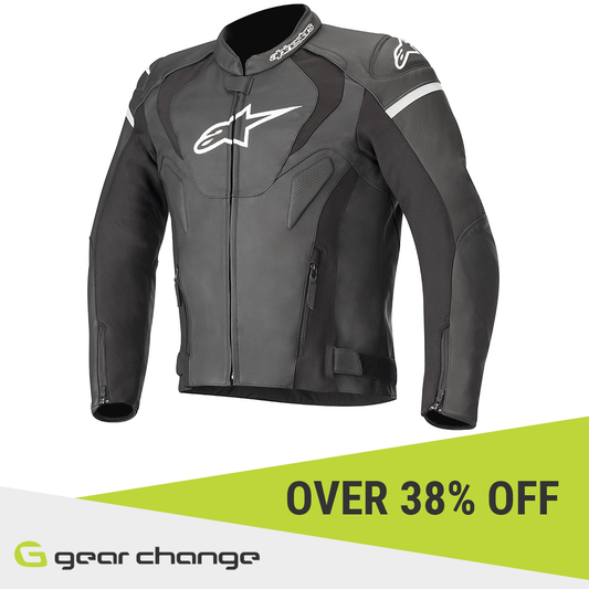 Alpinestars Jaws V3 Leather Jacket - Black