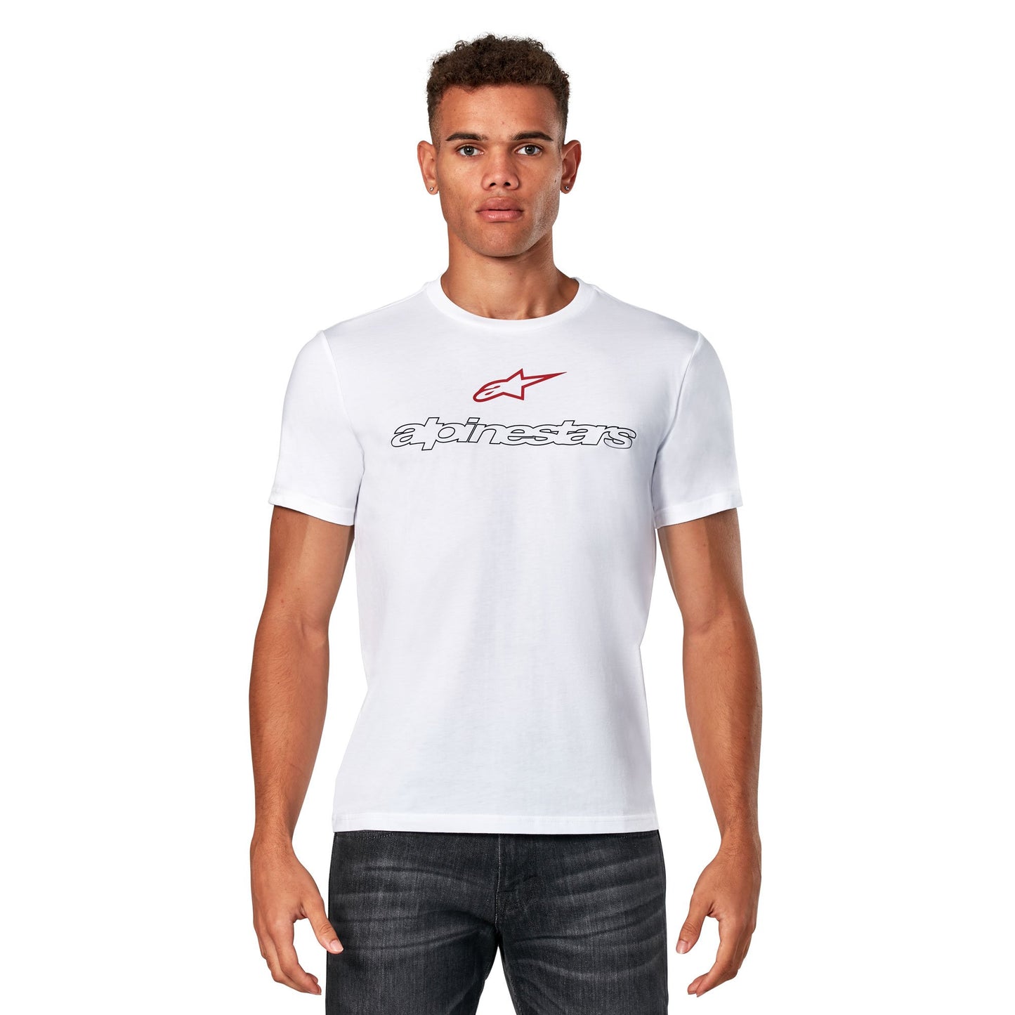 Alpinestars Linear Trace CSF Short Sleeve T-Shirt White