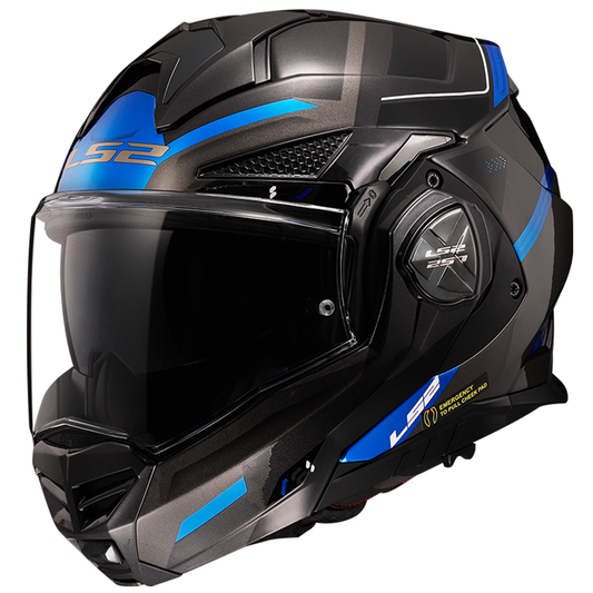 LS2 FF901 Advant-X - Spectrum Black Titanium Blue