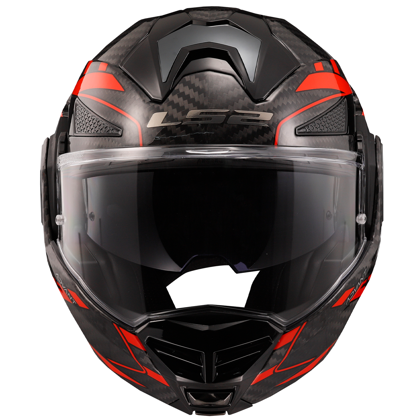 LS2 FF901 Advant-X Carbon Motorcycle Helmet Future Gloss Red – Gear ...