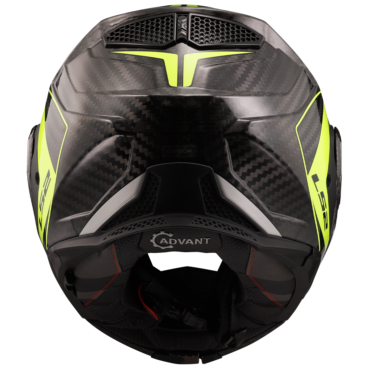 LS2 FF901 Advant-X Carbon Motorcycle Helmet Future Hi-Vis Yellow – Gear Change Online
