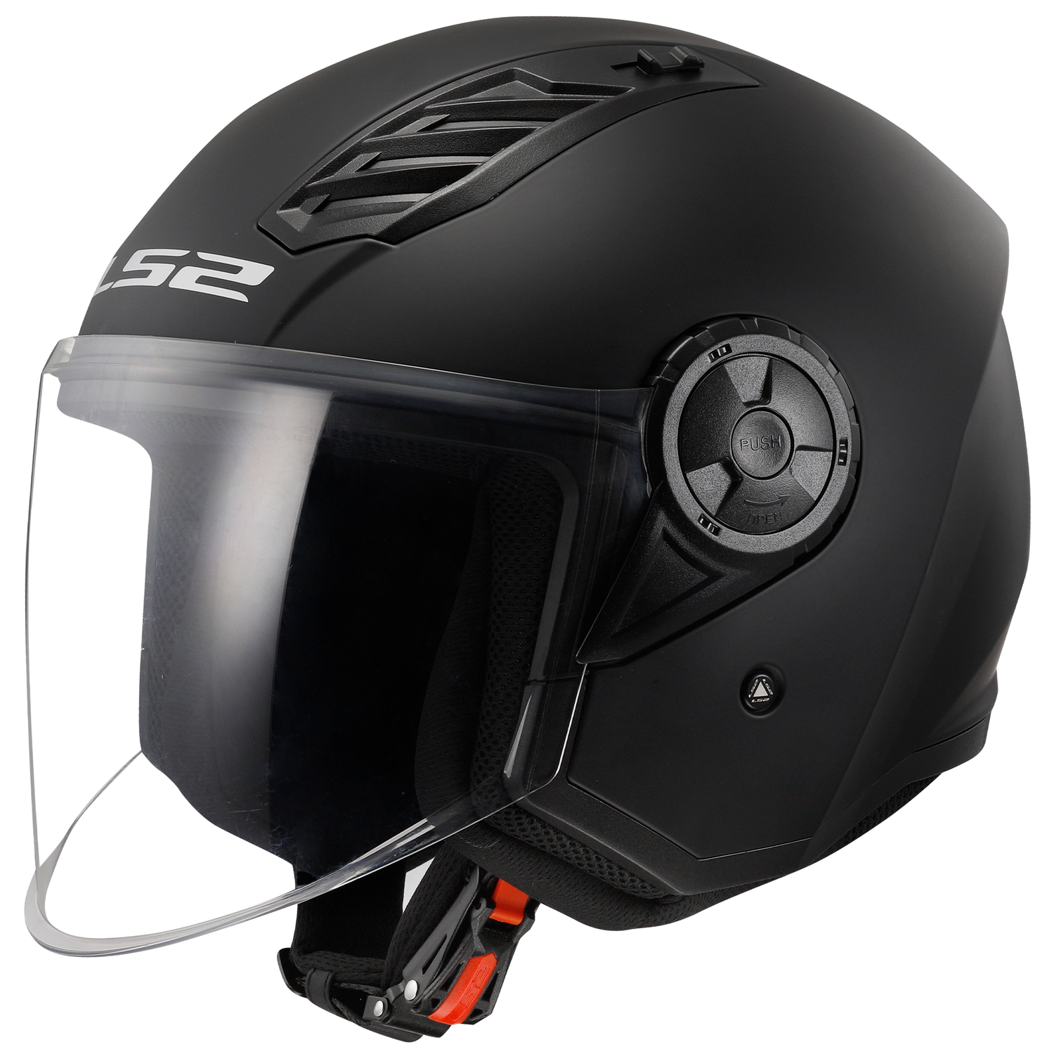 LS2 OF616 Airflow 2 Motorcycle Helmet Gloss Black – Gear Change Online