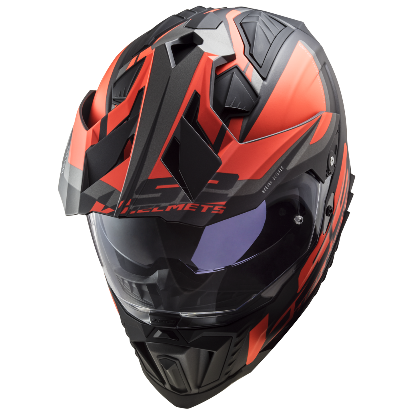 LS2 MX701 Explorer - Alter Matt Black Fluo Orange