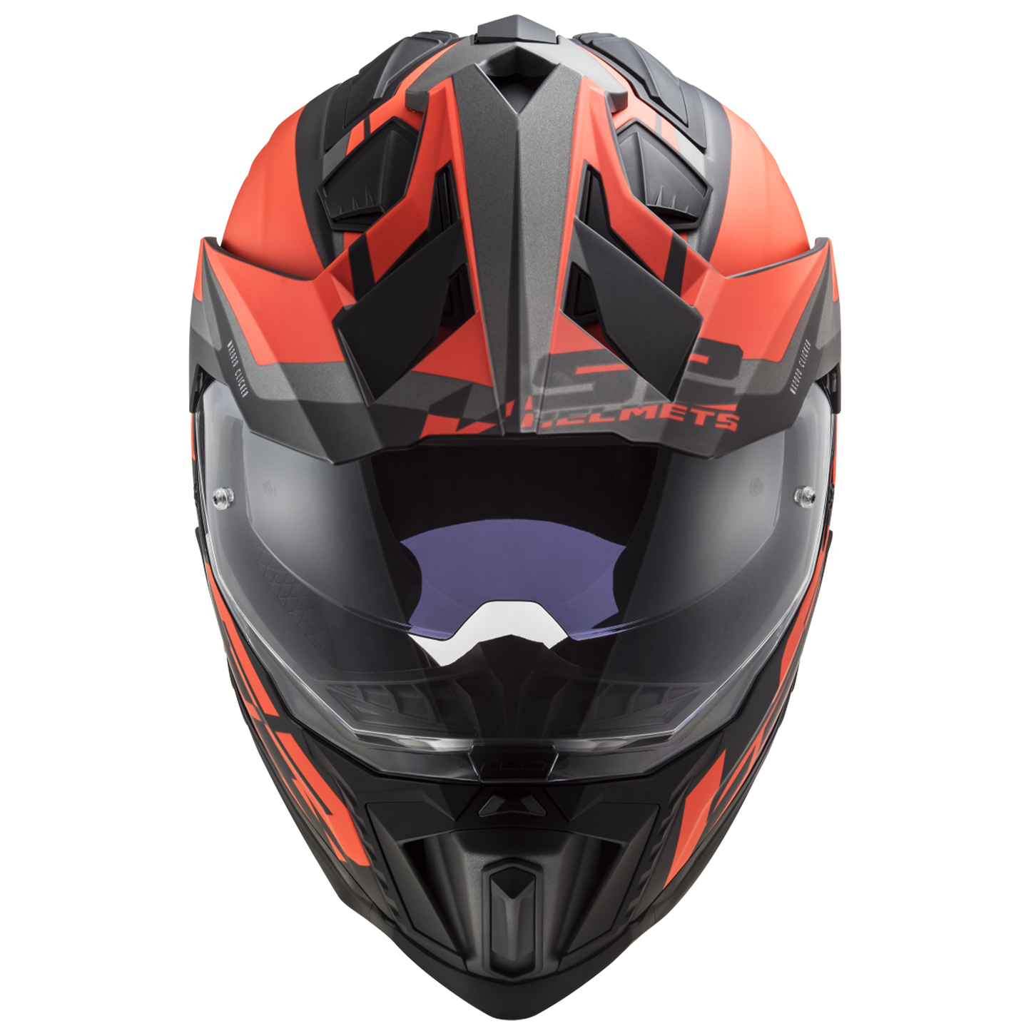 LS2 MX701 Explorer - Alter Matt Black Fluo Orange