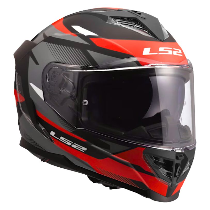 LS2 LS2 FF818 STORM III KOMAI BLACK RED - Side View