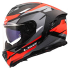 LS2 FF818 STORM III KOMAI BLACK RED