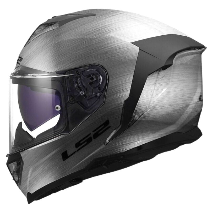LS2 LS2 FF818 STORM III JEANS TITANIUM - Front View