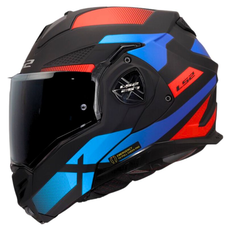 LS2 LS2 FF901 ADVANT X NOVA BLACK RED BLUE-06 - Front View