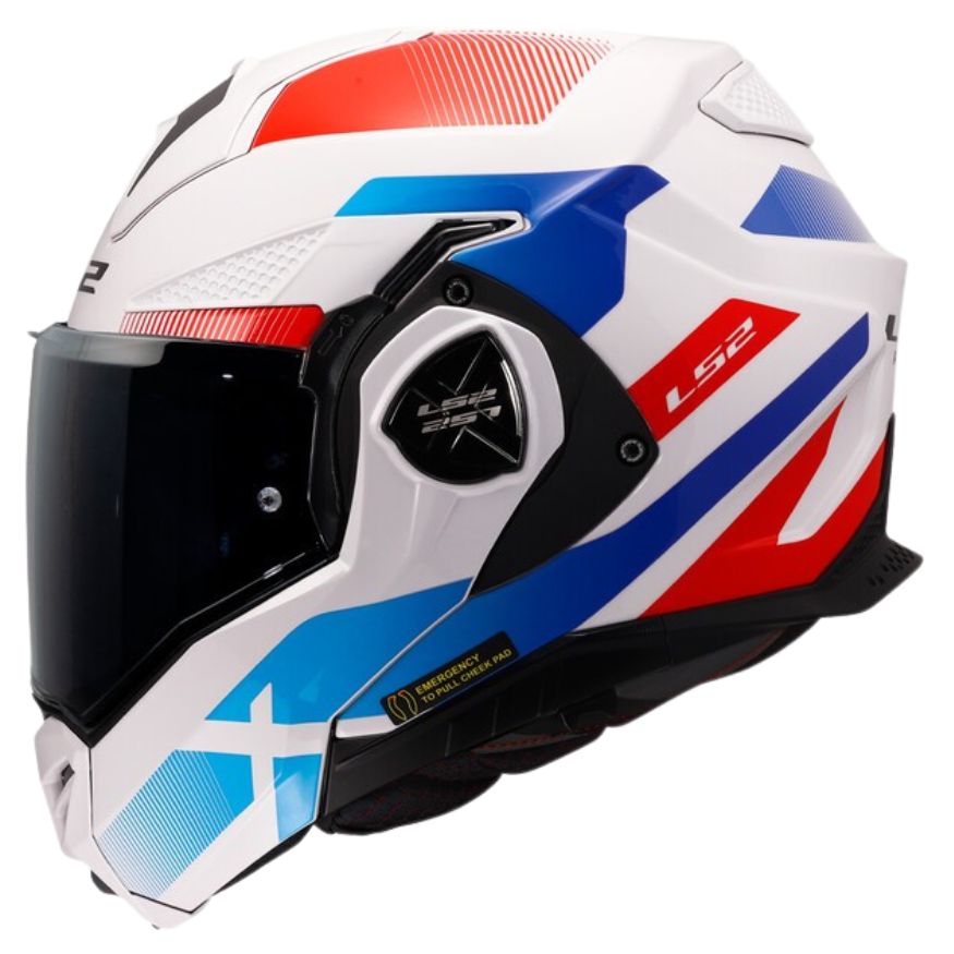 LS2 LS2 FF901 ADVANT X Nova White Blue Red 06 - Front View