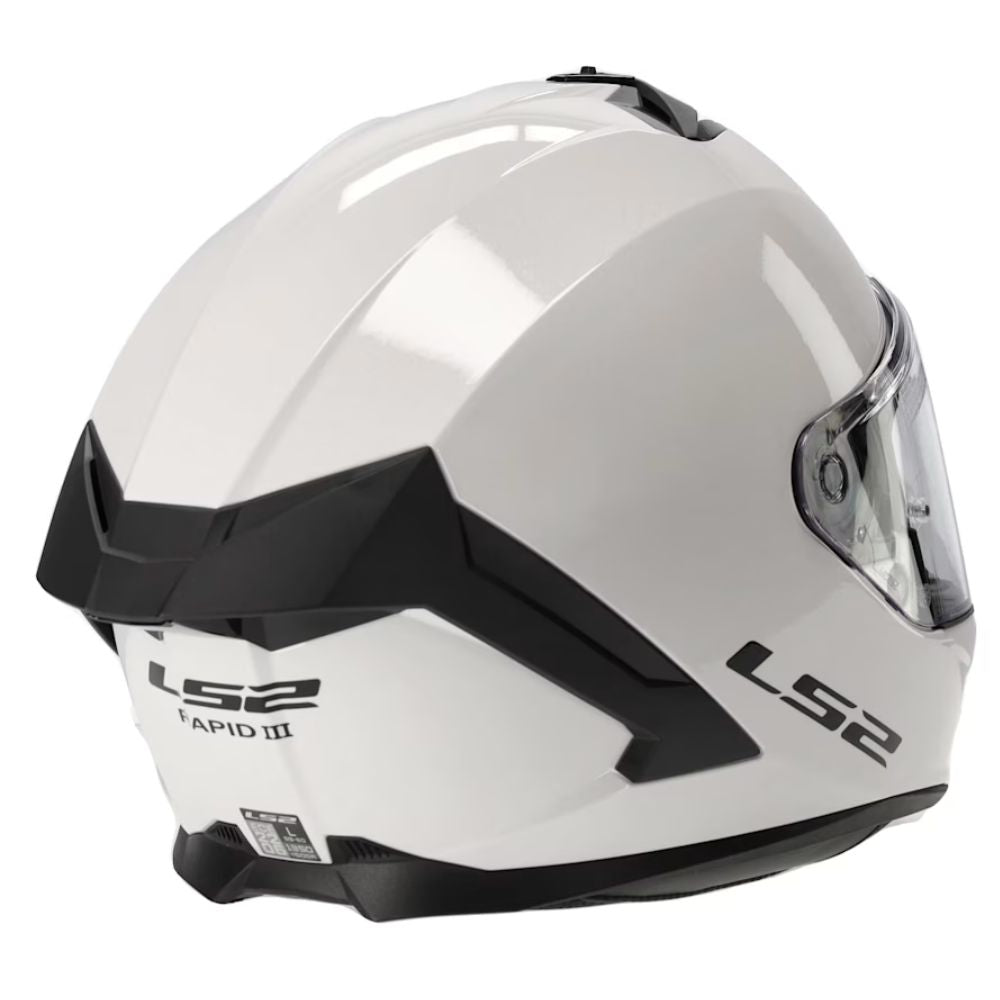 LS2 FF820 RAPID III SOLID GLOSS WHITE