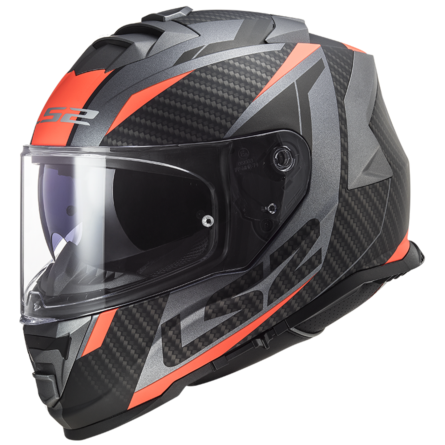 LS2 FF800 Storm 2 - Racer Matt Titanium Orange