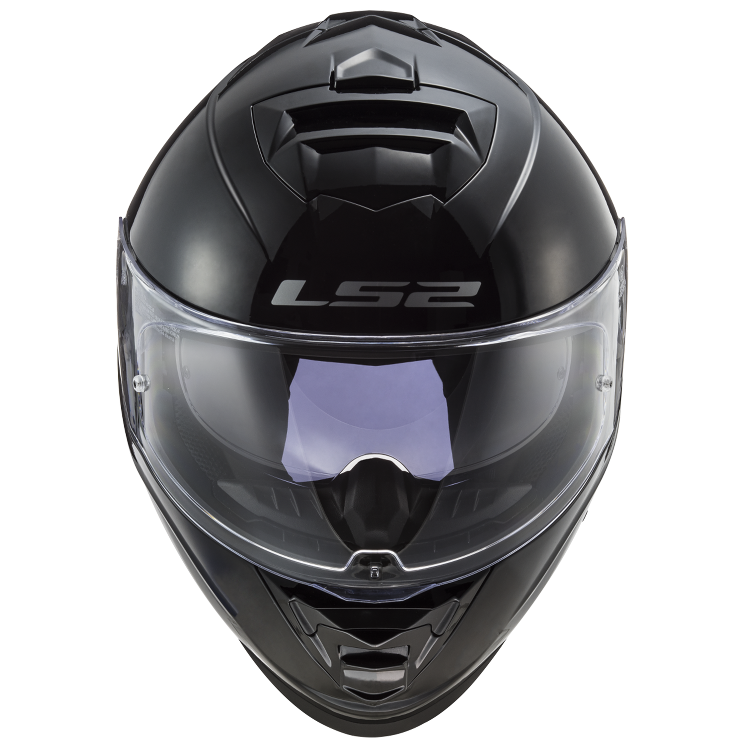 LS2 FF800 Storm Motorcycle Helmet Solid Gloss Black Gearchange
