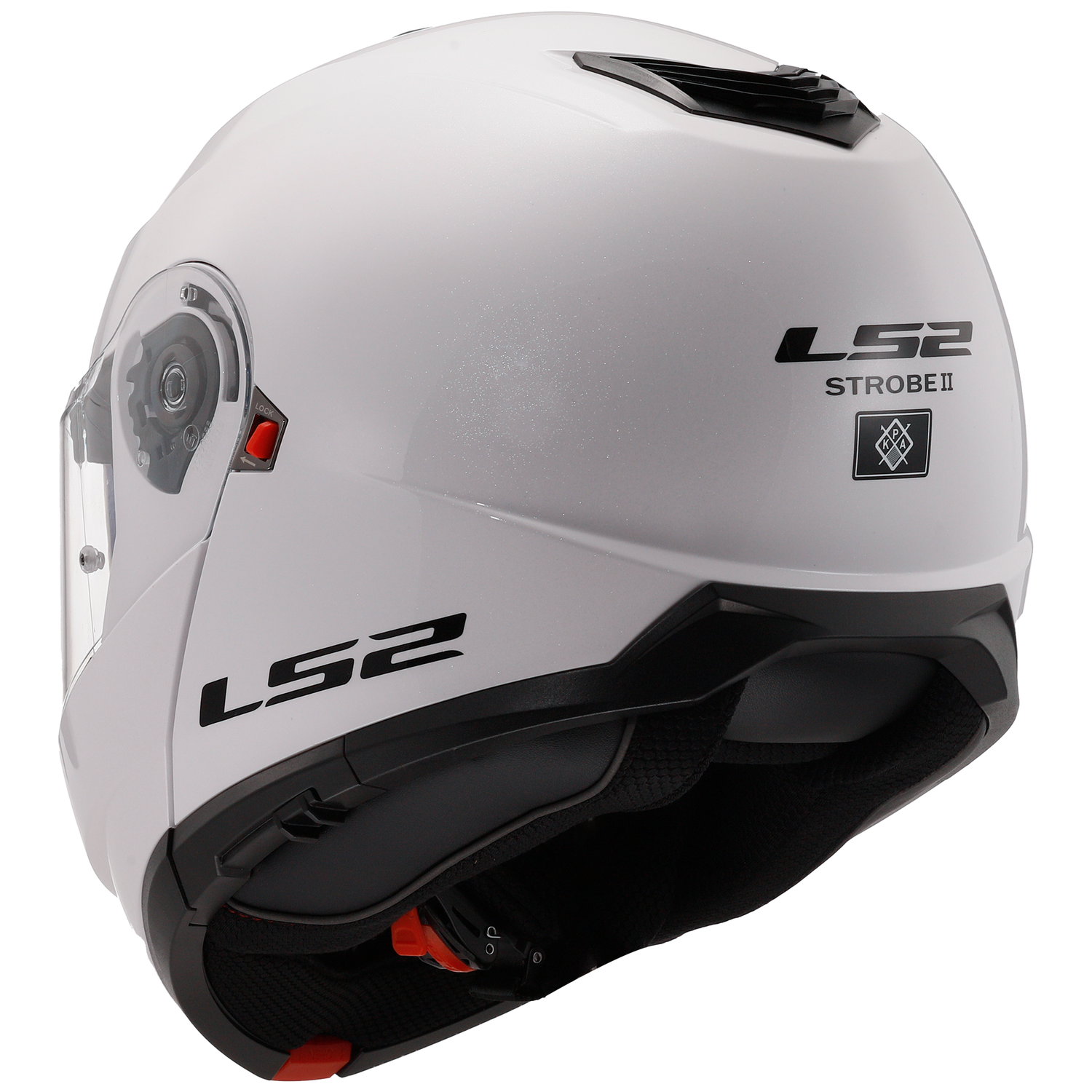 LS2 FF908 Strobe 2 Gloss White