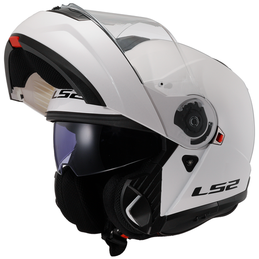 LS2 FF908 Strobe 2 - Gloss White