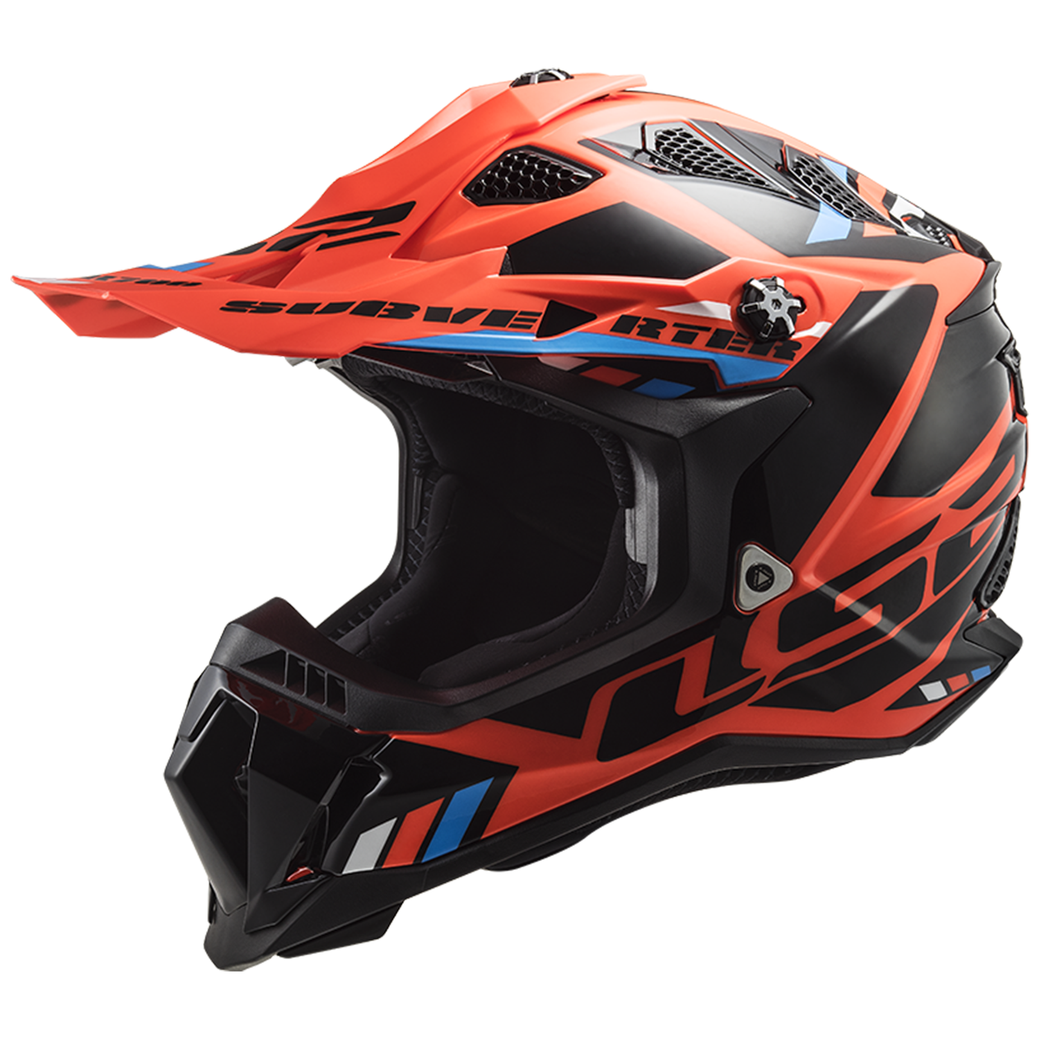 LS2 MX700 Subverter Evo 2 - Stomp Fluo Orange Black