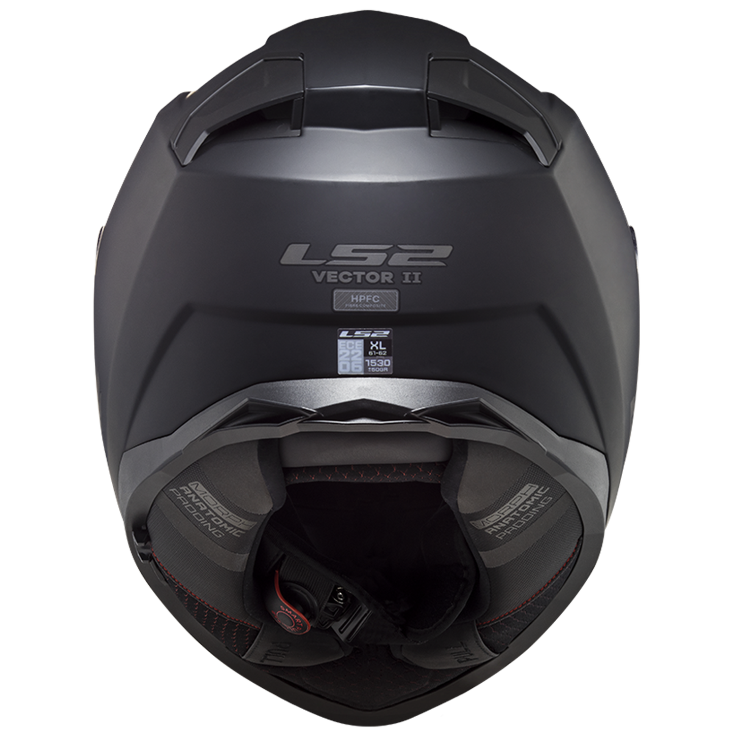 LS2 FF811 Vector 2 Matt Black With Cardo Intercom (LS2-4X-UCS ) pre-installed