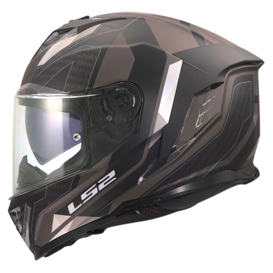 LS2 LS2 FF818 STORM III SPORTY BLACK GREY - Front View