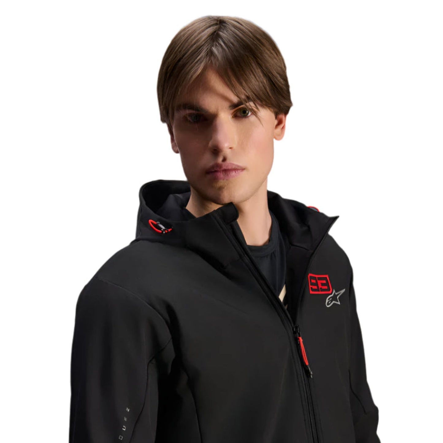 Alpinestars MM93 Radium Tech Hoodie Black Bright Red