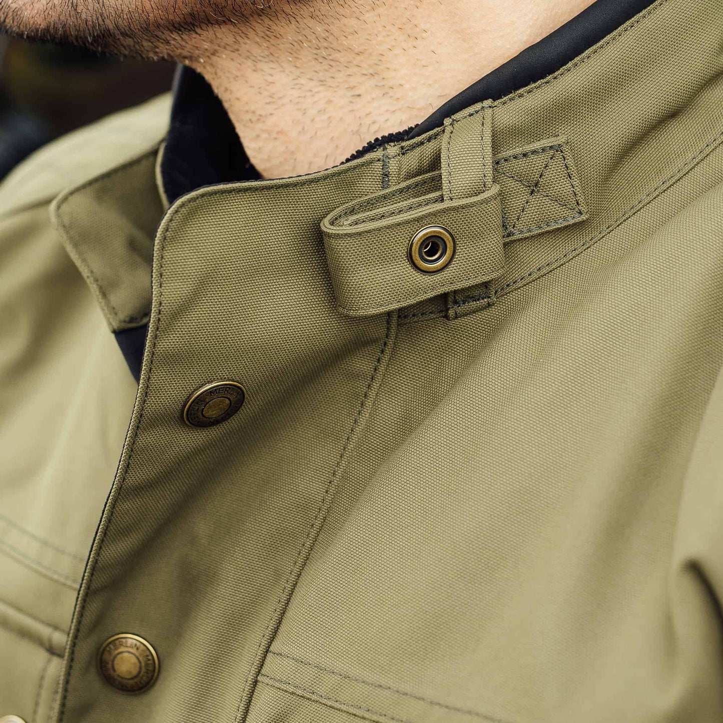 Merlin Burslem Eco Laminated Jacket - Green