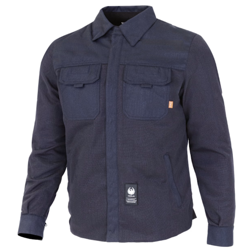 Merlin Aero Mesh D3O® Riding Shirt - Navy