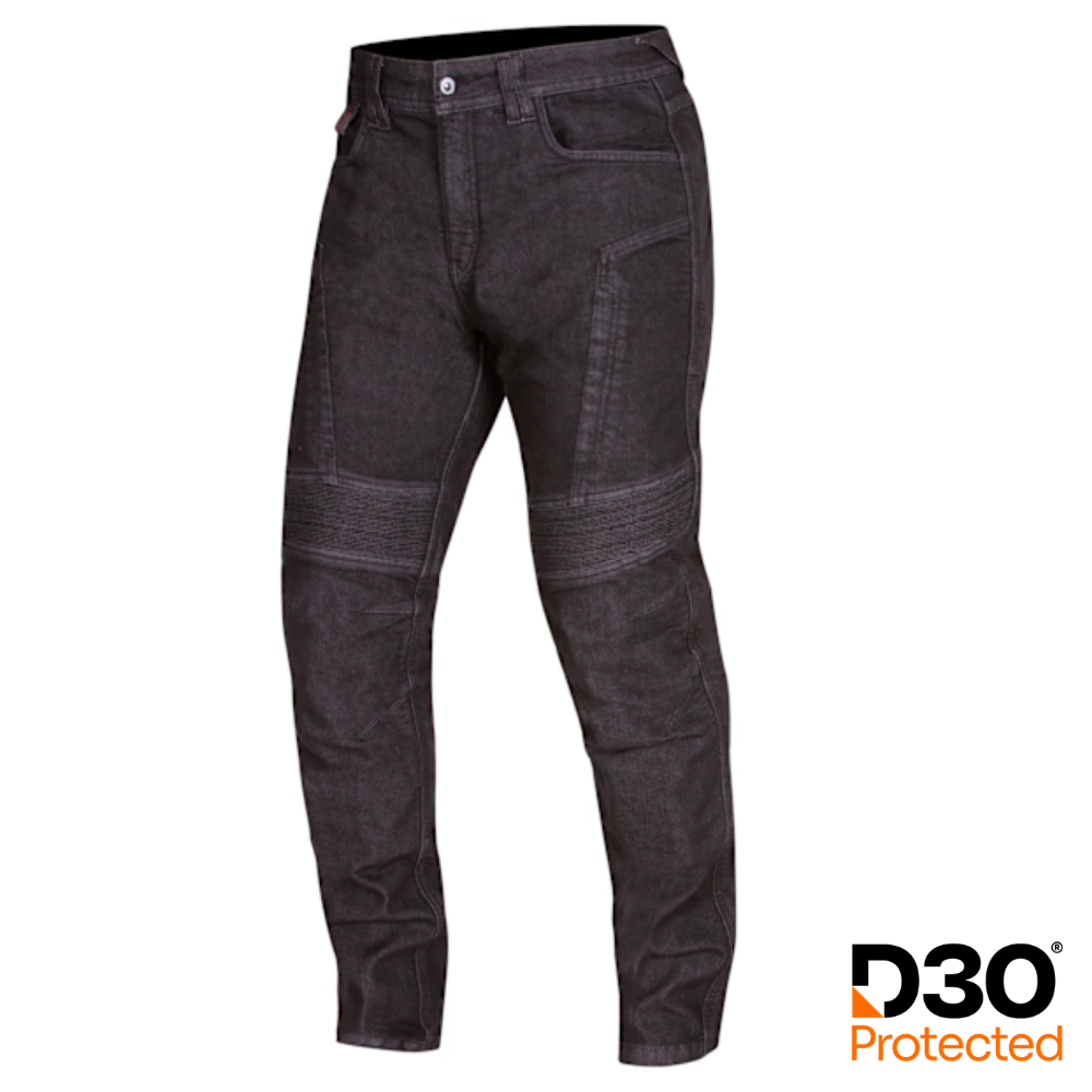 Merlin Airflow D3O Kevlar Tech Jeans Reg Leg Black