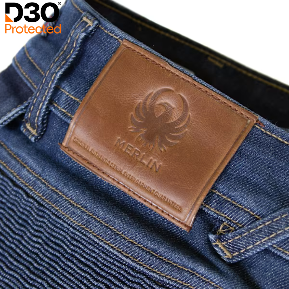 Merlin Airflow D3O Kevlar Tech Jeans Reg Leg Blue