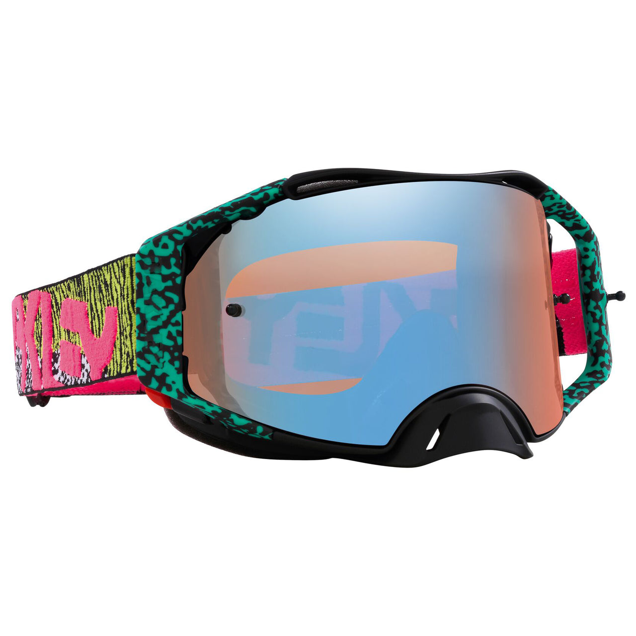 Oakley Airbrake MX Goggle (Bengal Venom) Prizm Sapphire Lens