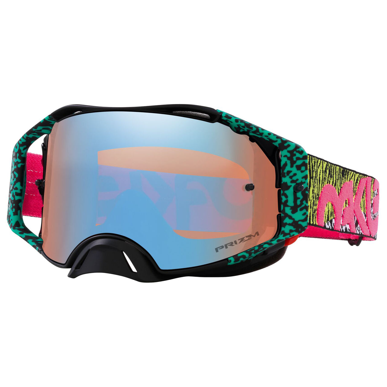 Oakley Airbrake MX Goggle (Bengal Venom) Prizm Sapphire Lens