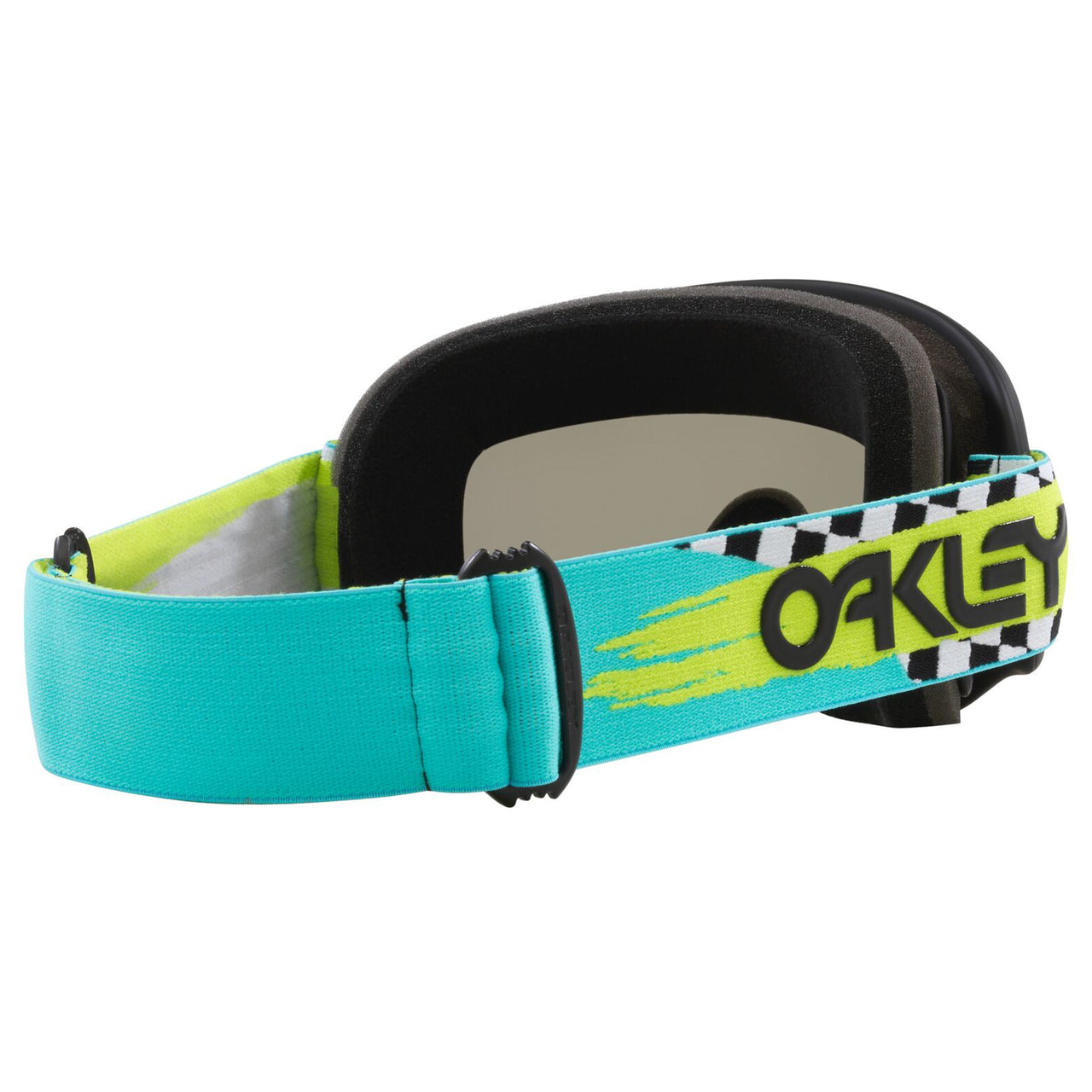 Oakley Oakley O Frame MX Goggle (Herlings Teal Checks) Dark Grey Lens - View 6