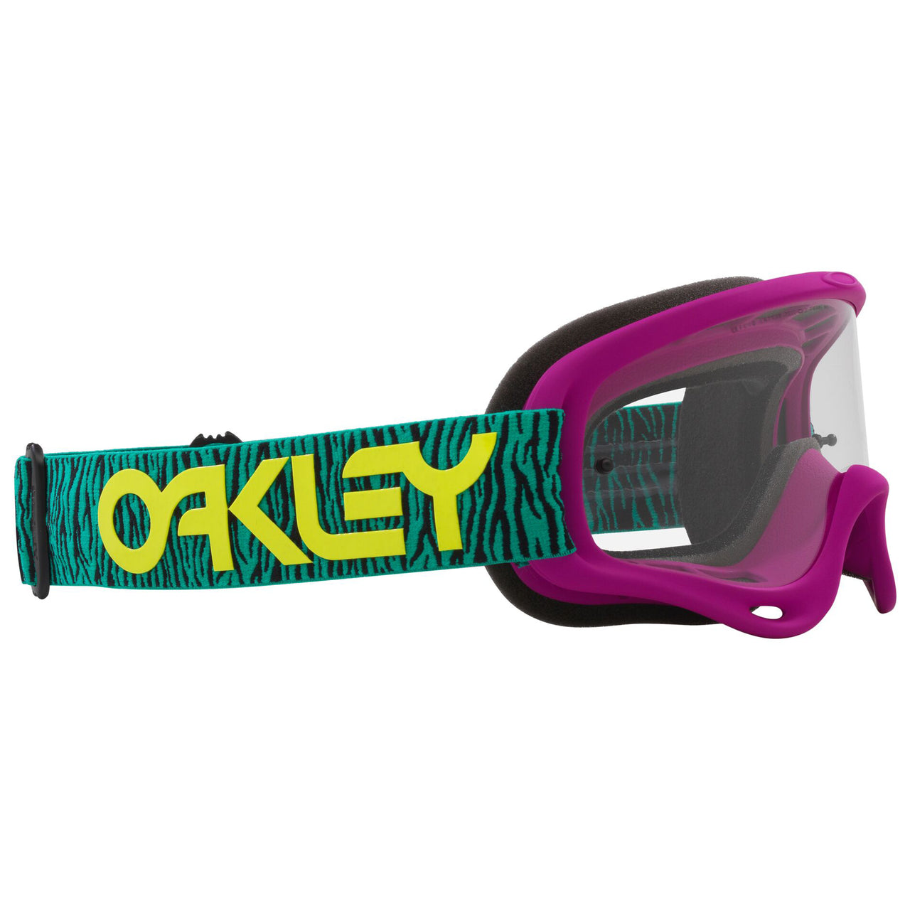 Oakley Oakley O Frame MX Goggle (Celeste Bengal) Clear Lens - Detail View