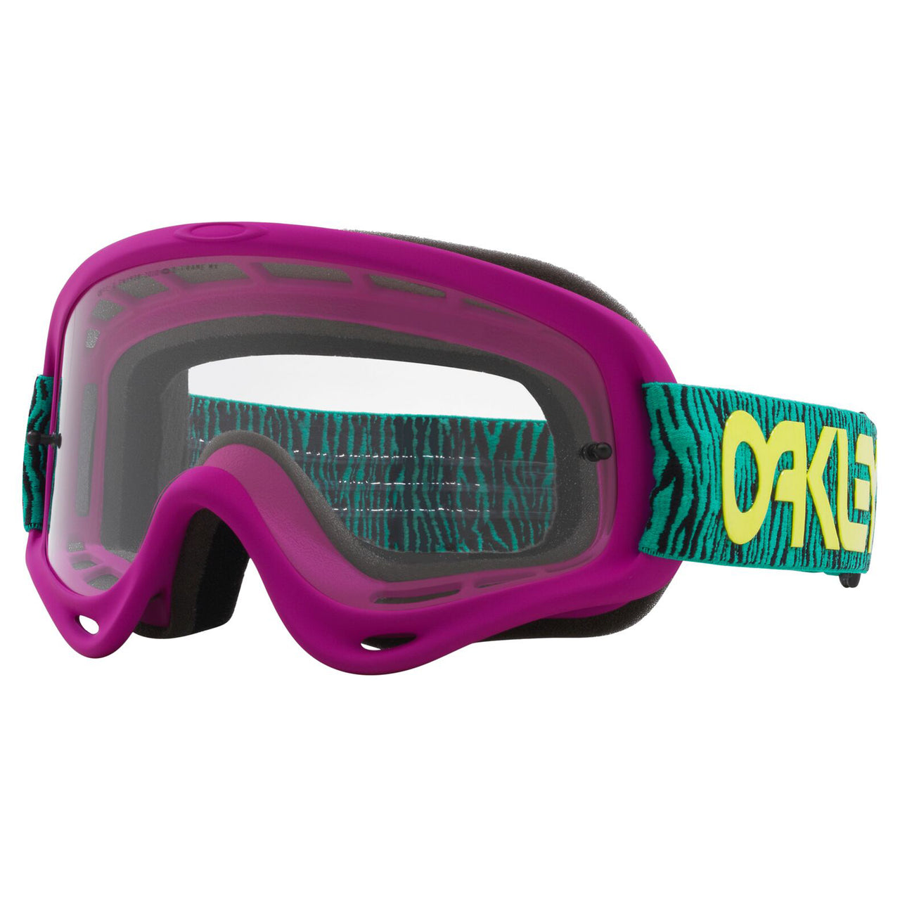 Oakley Oakley O Frame MX Goggle (Celeste Bengal) Clear Lens - Front View