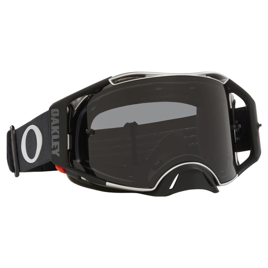 Oakley Airbrake MX Goggle (Tuff Blocks Black/Gunmetal) Dark Grey Lens